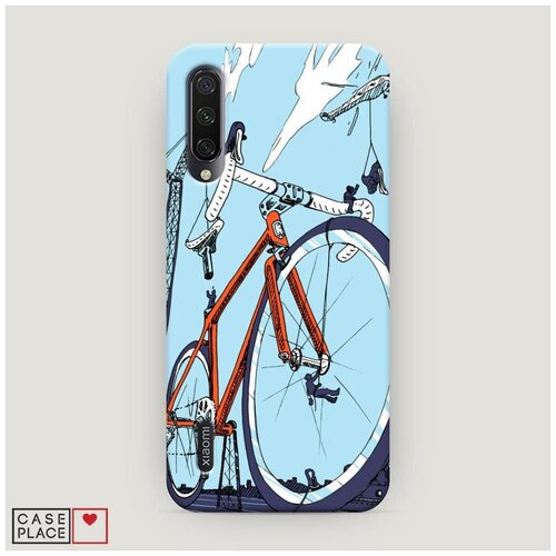 фото Чехол пластиковый xiaomi mi a3 хобби велосипед 10 case place