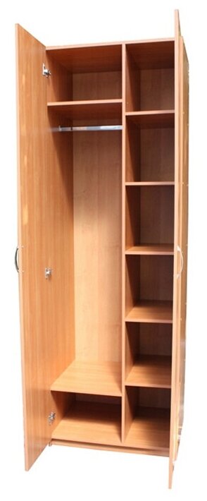 Шкаф для одежды Шарм-Дизайн Комби Уют 90х60х240 Вишня Оксфорд