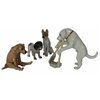 Набор фарфоровых фигурок KLIMA Собаки, 4шт, 4-7см (Франция) - изображение