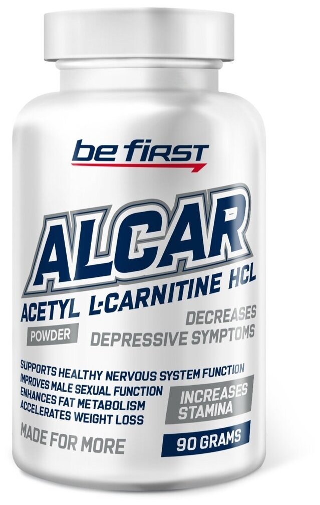 Be First ALCAR (acetyl l-carnitine) powder 90 гр (Be First)