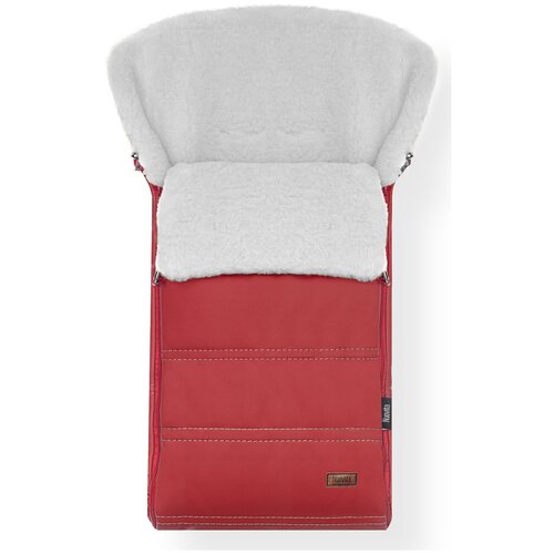 Купить Конверт-мешок Nuovita Alpino Lux Bianco меховой 85 см rosso, Конверты и спальные мешки