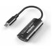 Адаптер видеозахвата HDMI - USB-С 1080P с кабелем 14 см, KS-is
