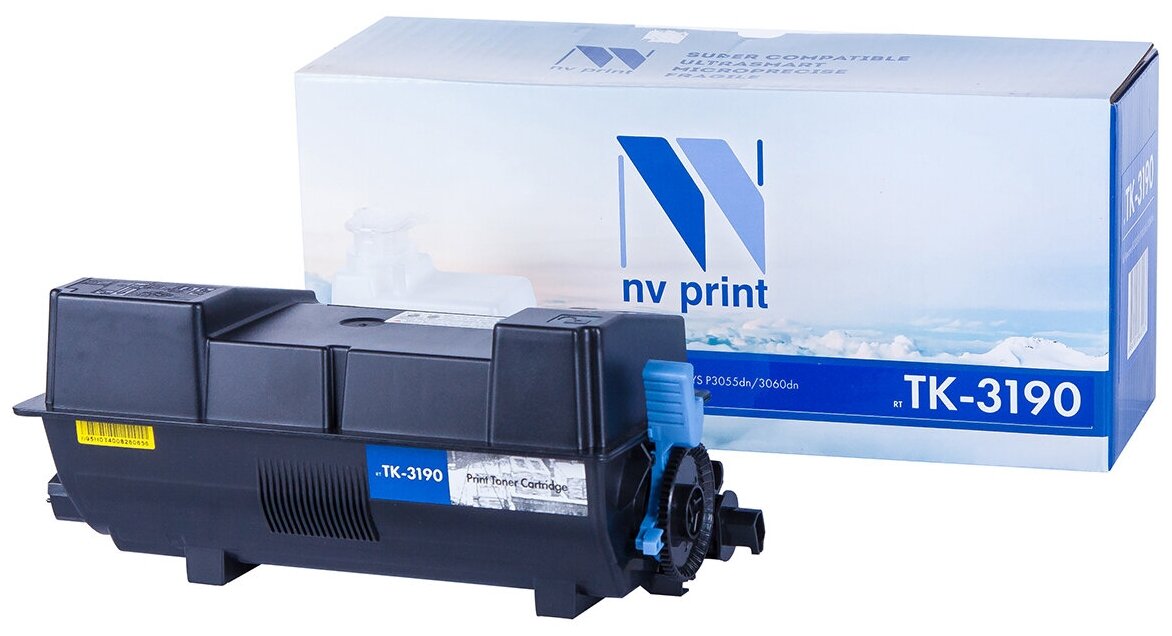 Тонер-картридж NV Print NV-TK3190NC для для Kyocera ECOSYS P3055dn, 3060dn (без чипа) (без гарантии) (совместимый, чёрный, 25000 стр.)