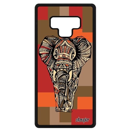 фото Защитный чехол на смартфон // samsung galaxy note 9 // "слон" elephant древний, utaupia, цветной