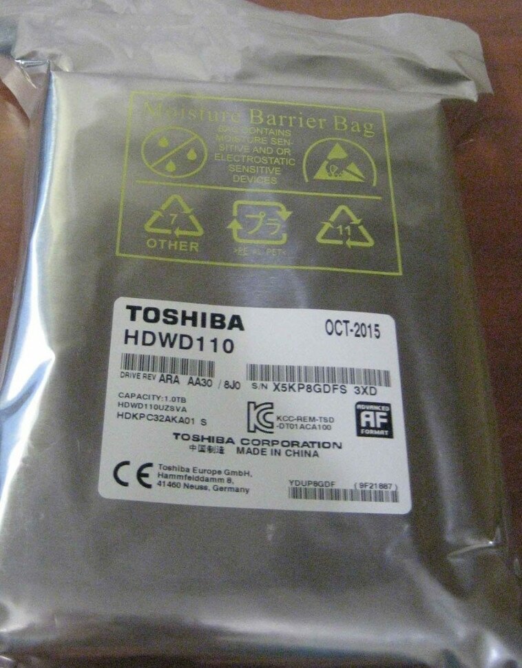 Внешний жёсткий диск Toshiba - фото №15