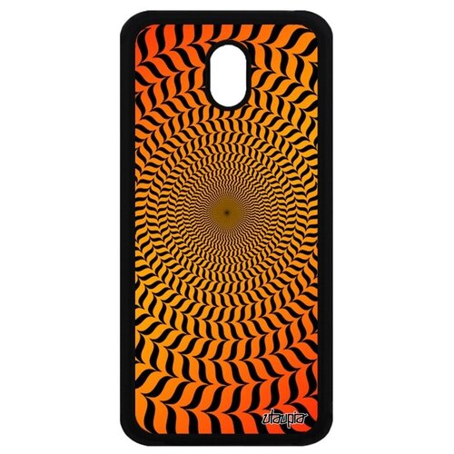 фото Стильный чехол на смартфон // galaxy j3 2017 // "иллюзия круга" дизайн мираж, utaupia, оранжевый