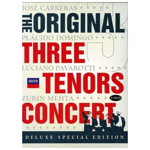 The Original Three Tenors Concert 1990 (Deluxe Edition). 2 DVD виниловая пластинка warner music 3 tenors the the 3 tenors in concert 1994