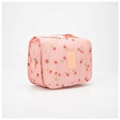 фото Косметичка-несессер, отдел на молнии, цвет розовый promarket