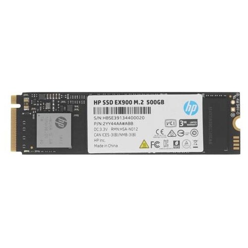 Накопитель SSD M.2 Pci-e x4 500Gb HP EX900 2100/1500 (2yy44aa) RTL