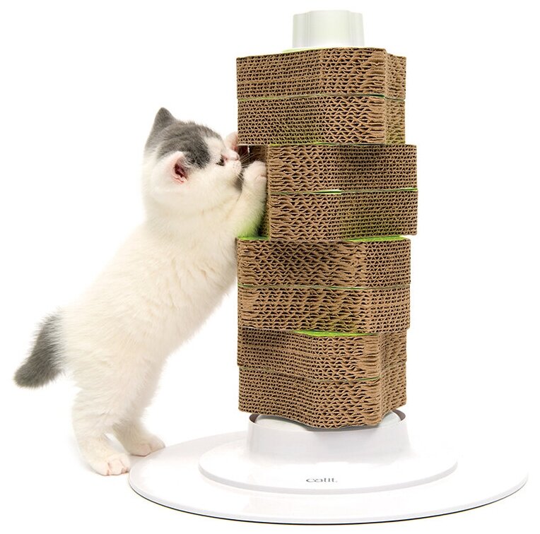 Catit Вертикальная когтеточка на подставке Catit Senses 2.0 для кошек и котят