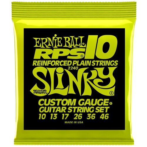 фото Ernie ball 2240 rps nickel wound slinky regular 10-46 струны для электрогитары