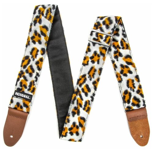 ремень для гитары dunlop jh01 jimi hendrix festival Dunlop Hendrix In Maui Leopard JH13 дизайнерский ремень для гитары, ширина 2.5