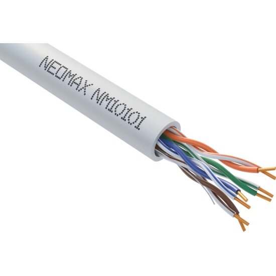 Кабель Neomax UTP [NM10101] cat.5e 4 пары (305 м) 0.51 (200 Mhz) Медь