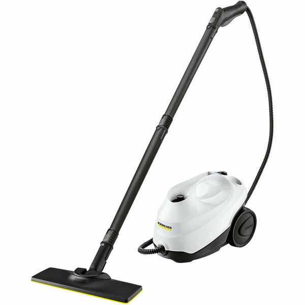 Пароочиститель Karcher SC 3 EasyFix Plus*EU 1.513-661.0 для дома, двухступенчатый регулятор расхода пара на рукоятке, паровой шланг с пистолетом 2.2 м, белый