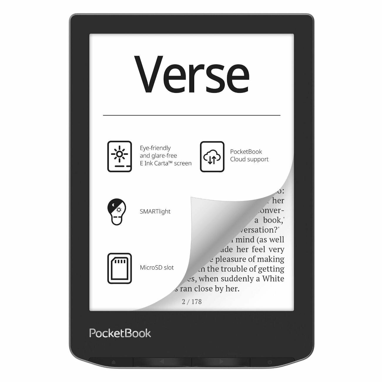 Электронная книга PocketBook 629 Verse Mist Grey