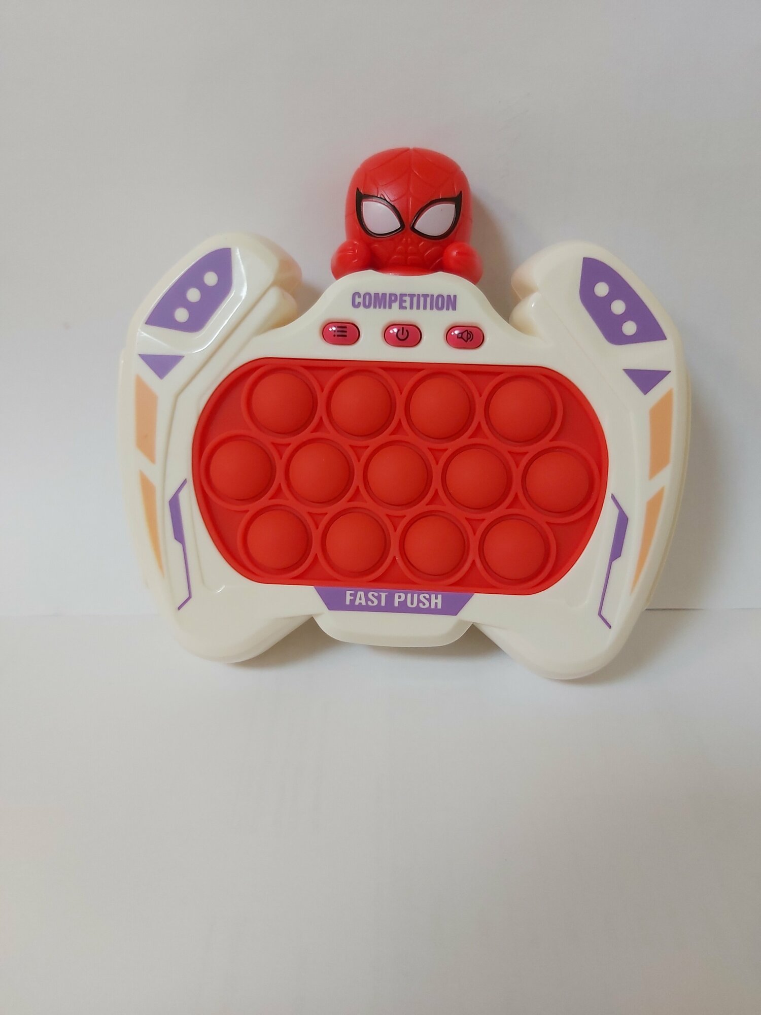 Электронный поп ит человек паук / игрушка антистресс pop-it сипмпл димпл (интерактивная игрушка для детей)