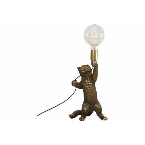 Настольный светильник BOGACHO Кот Мэдисон 59 см бронзового цвета с лампой СБ-172/бронзовый
