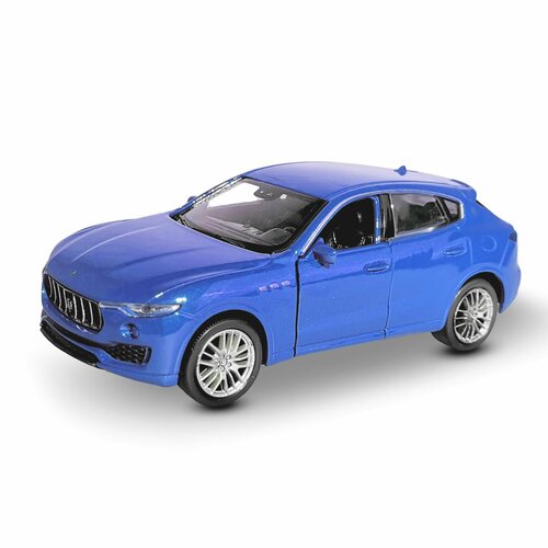 Машинка WELLY MASERATI LEVANTE Голубой / модель машины 1:38 с пружинным механизмом металлическая машинка 1 34 1 39 maserati levante красный 43739d welly