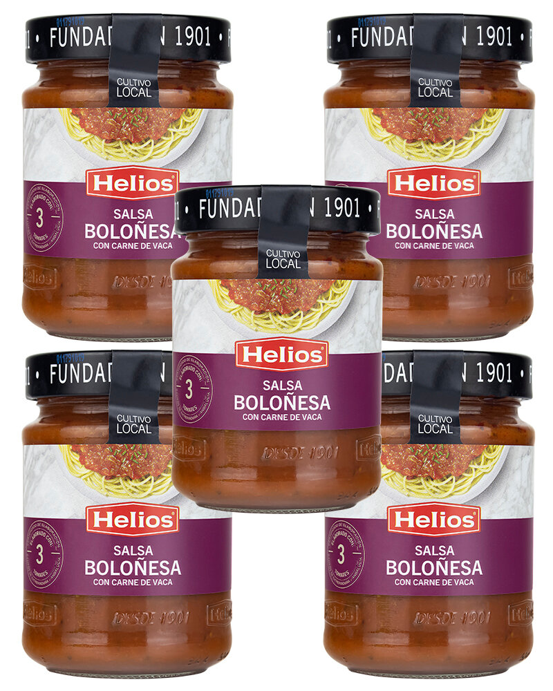 Соус Helios томатный с говядиной Salsa bolonesa 300 гр.- 5 шт