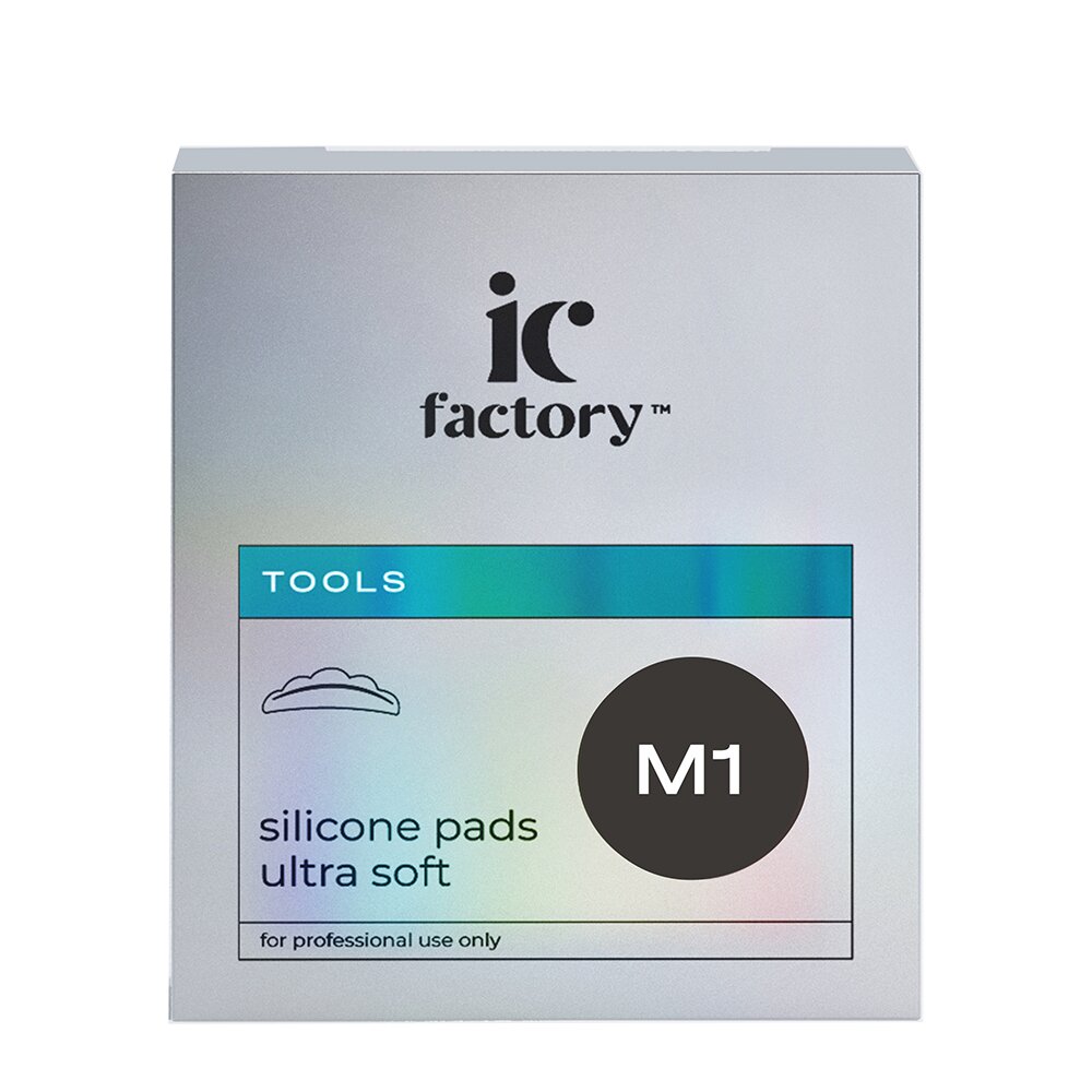 Валики силиконовые, размер M1 / Ultra Soft IC FACTORY 2 пары