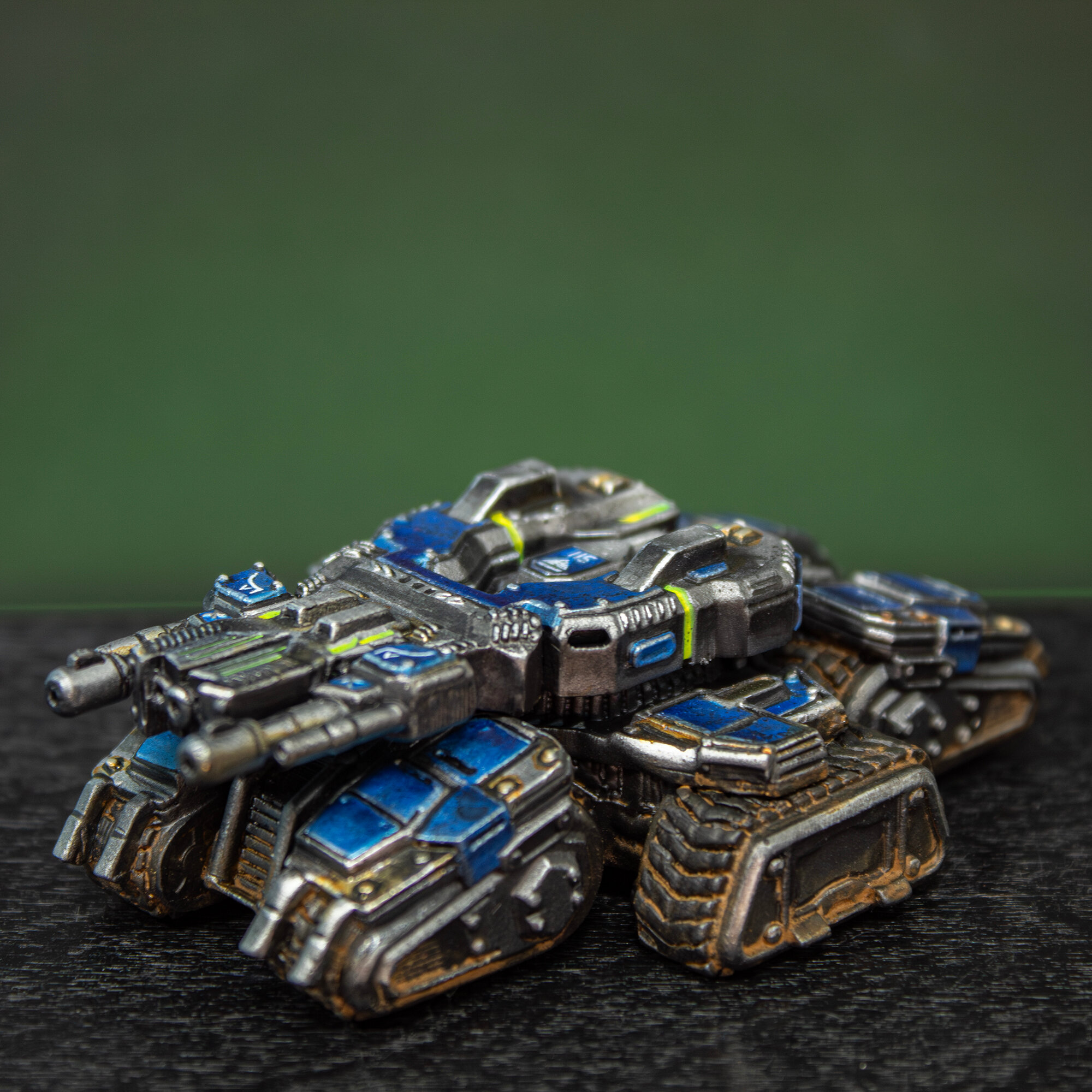 Осадный танк металлическая фигурка в росписи Старкрафт / Terran Siege Tank StarCraft