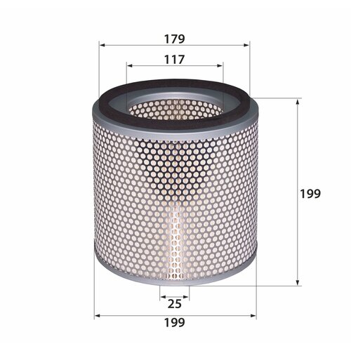 Фильтр воздушный RB-Exide A-275 NISSAN