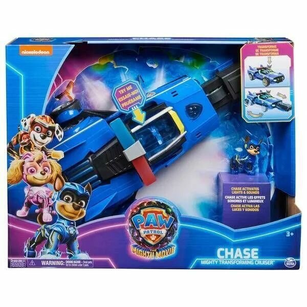 Игровой набор Щенячий Патруль Чейз Paw Patrol The Mighty Movie, Chases Deluxe Cruiser