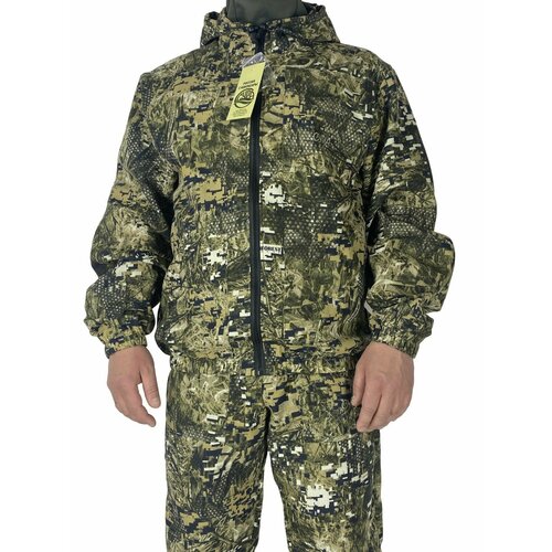 Камуфляжный летний костюм воин , тонкий материал / камуфляжный костюм / рыболовный костюм / тактический костюм / маскхалат . Размер 52-54