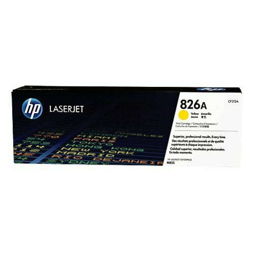 Картридж лазерный HP 826A CF312A желтый для HP CLJ Ent M855 тонер картридж hp 826a cf312a желтый для hp clj ent m855