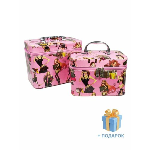 Сундучок для косметики и бижутерии набор 2 шт 1476₽
