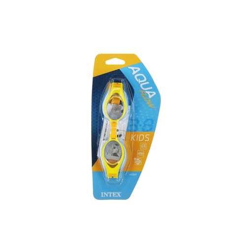 Очки для плавания детские Радужные от 3-8 лет голубой Intex 55611 398₽