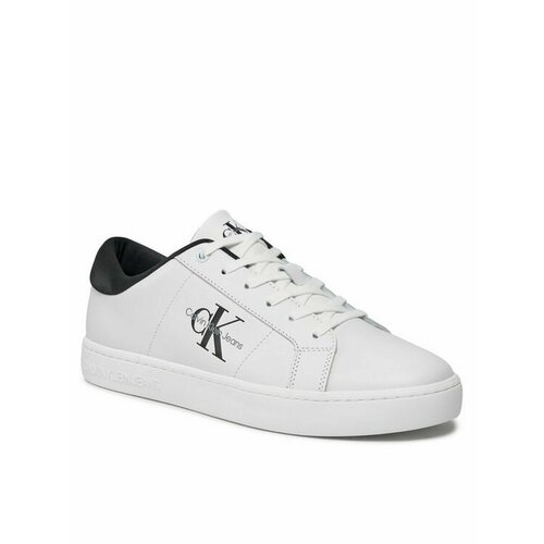 Кроссовки Calvin Klein Jeans, размер EU 46, белый кроссовки calvin klein jeans classic cupsole laceup triple white