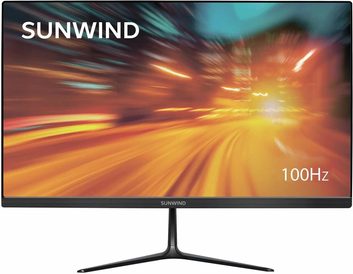 Монитор SUNWIND SM-22FV222 21.5" черный [sm22vb01]