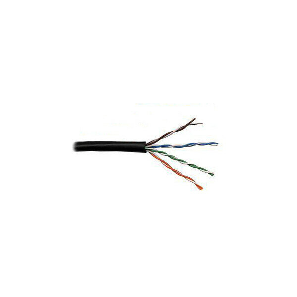 Кабель информ. Lanmaster (LAN-5EUTP-OUT ) кат.5е U/UTP 4X2X24AWG PVC внеш. 305м черн. - фото №4