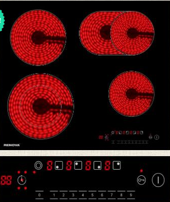 Варочная панель RENOVA TC-472L2BS1