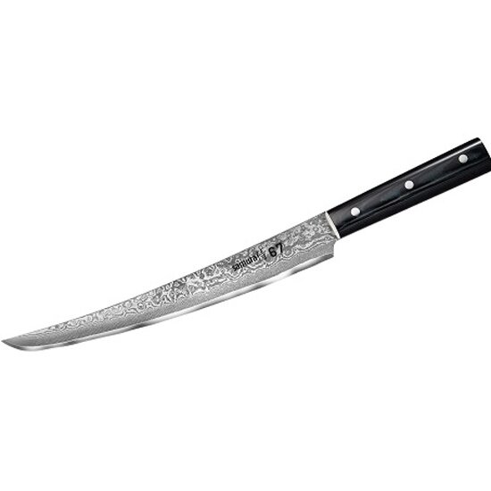 Нож кухонный для нарезки (слайсер) Samura 67, дамасская сталь, 23 см (SD67-0046MT/K)