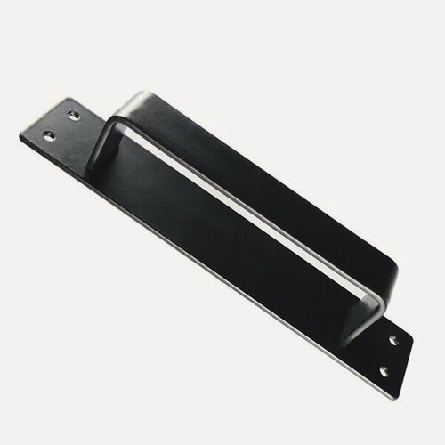 Изображение товара Ручка-скоба дверная ноэз "Лофт" РС140, металл 4 мм, черный матовый