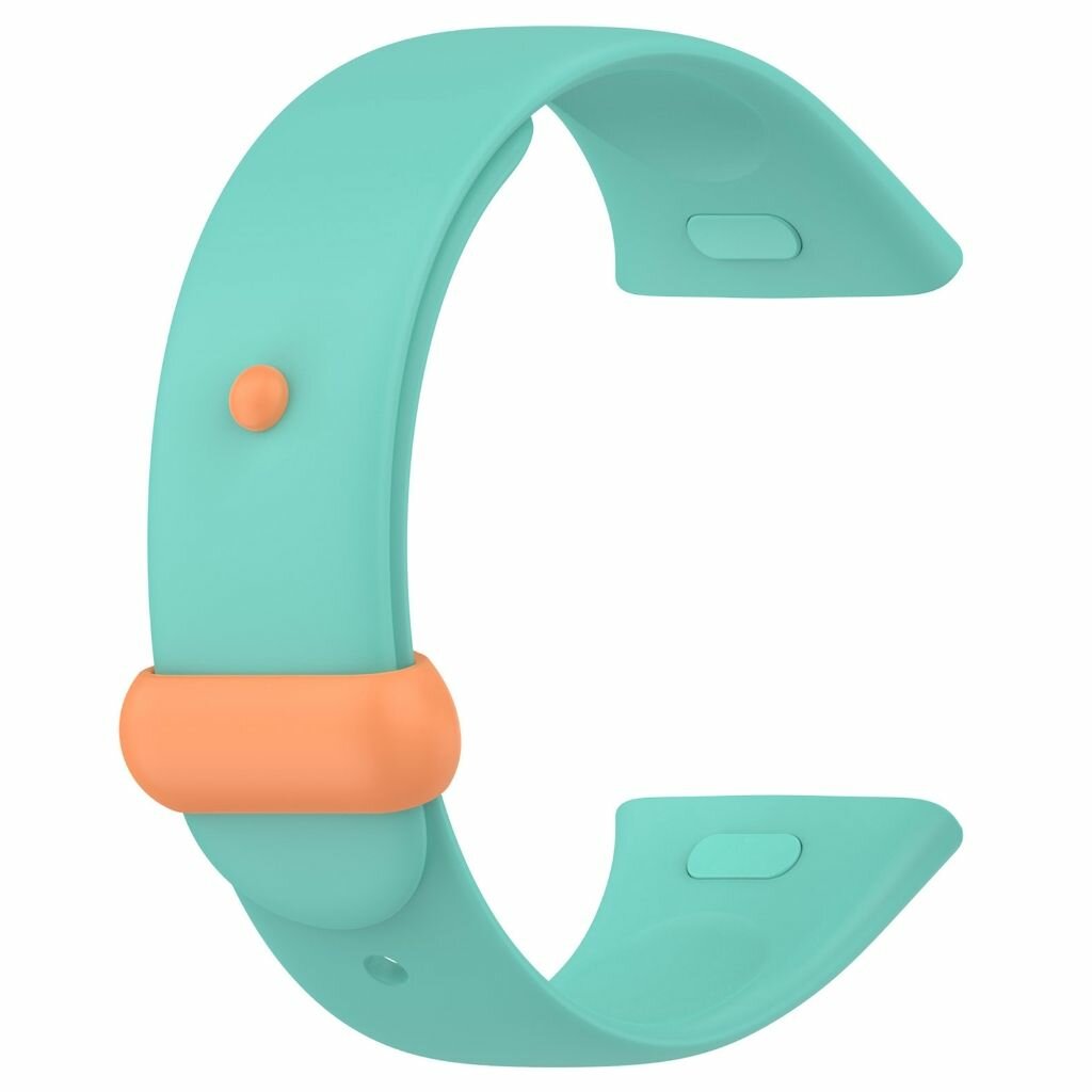 Ремешок для смарт-часов Redmi watch3 с пряжкой для ногтей-мятно-зеленая оранжевая пряжка