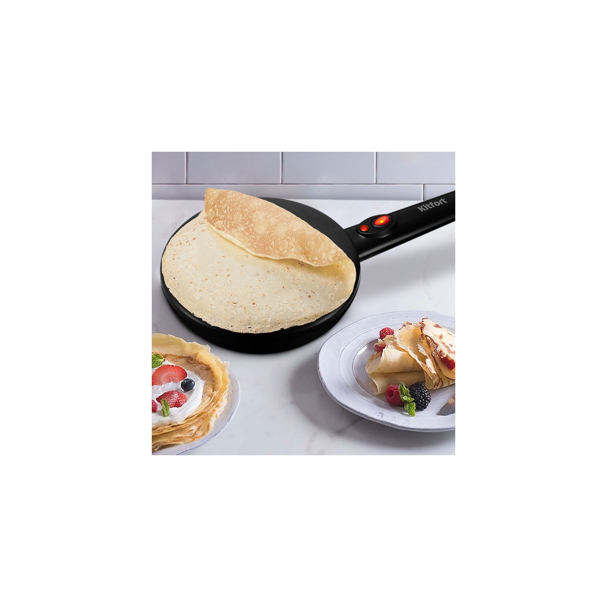 Изображение Блинница Kitfort КТ-1677 черный