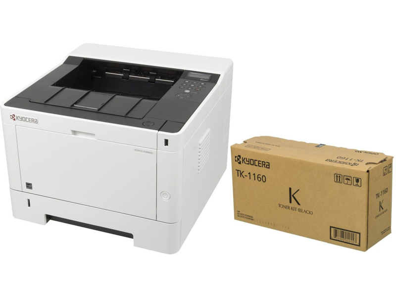Принтер лазерный Kyocera Ecosys P2040DN bundle A4 (в комплекте: + картридж)
