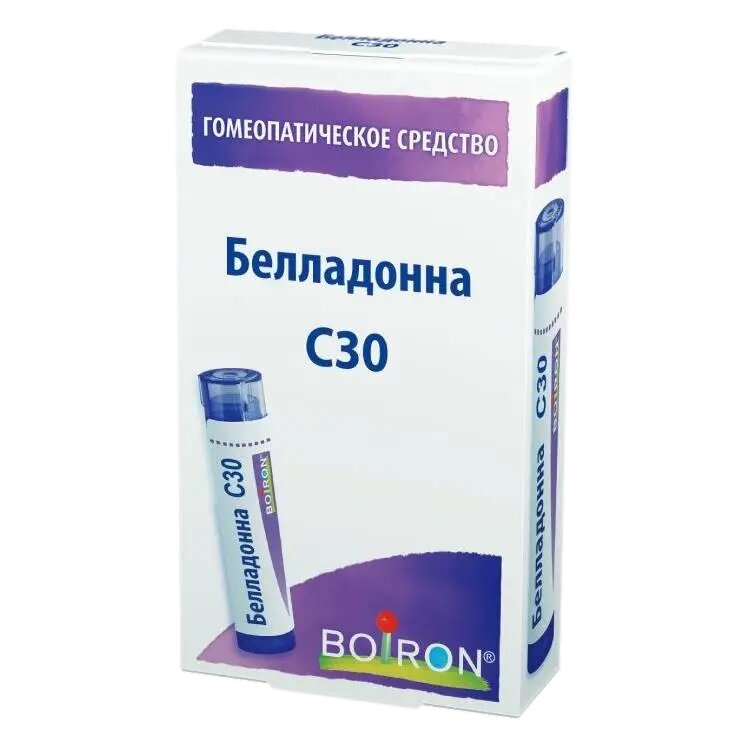 Белладонна C30 гранулы гомеопатические 4 г 1 шт