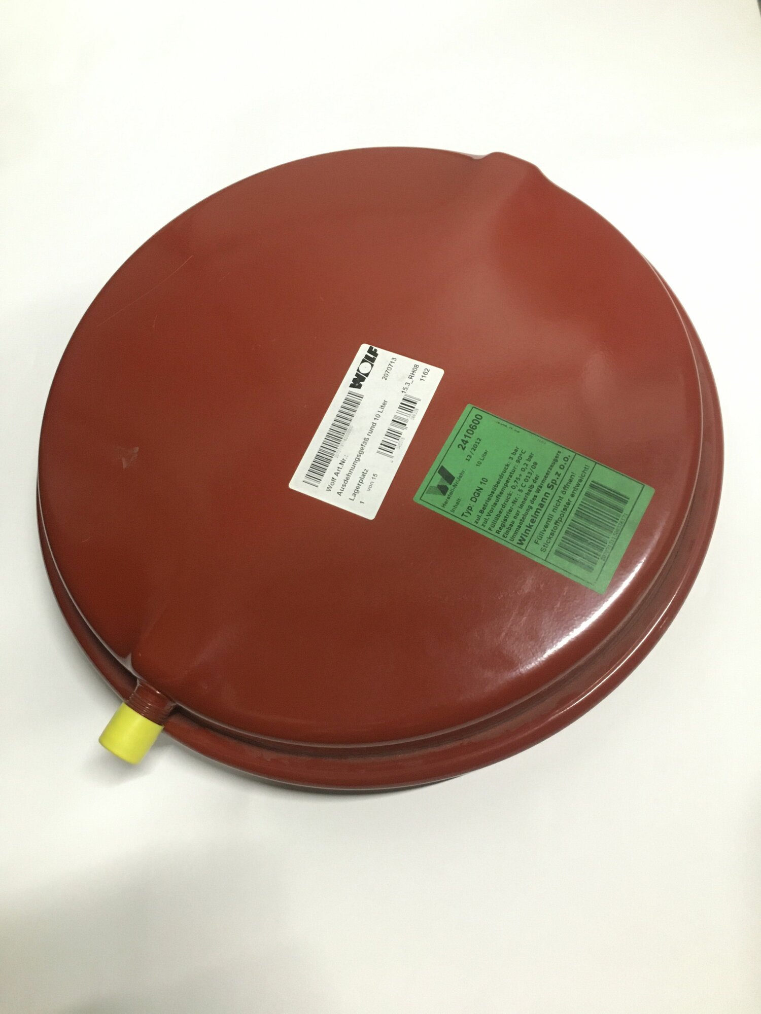 Расширительный бак Wolf 10л. Круглый CGU/CGG-2 (К) (2070713) (арт.-207071399)