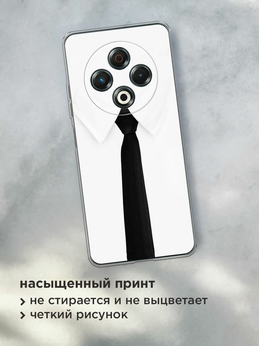 Чехол на Tecno Spark 30 / Текно Спарк 30 с принтом "Галстук" — фото 1