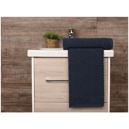 фото Ambiance полотенце alberto цвет: синий (50х90 см) br42595