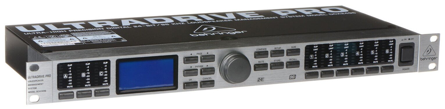 Behringer DCX2496 Ultra-Drive Pro цифровая сиcтема управления акустическими системами