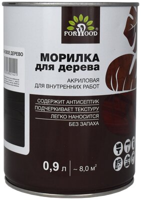 Морилка Forwood ВД-АК 21 эбеновое дерево 0,9 л 145390