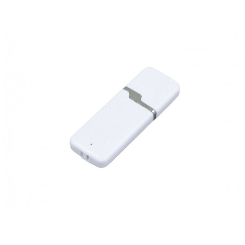 Промо флешка пластиковая с оригинальным колпачком (64 Гб / GB USB 3.0 Белый/White 004 Вентер Venter S413)