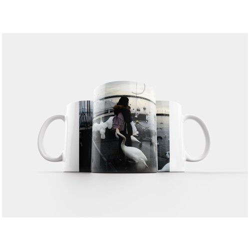 фото Кружка "вор, лебеди, женевское озеро" 320 мл lotsprints