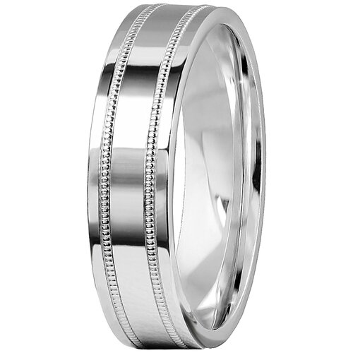 Кольцо Обручальное Юверос 100318с из серебра размер 17.5