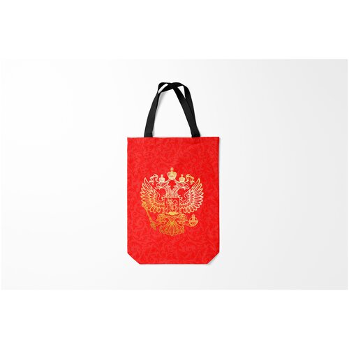 фото Сумка-шоппер / 31х42 см / патриотичные / я русский герб burnettie